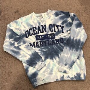 Ocean City Maryland Tie-Dye Sweater